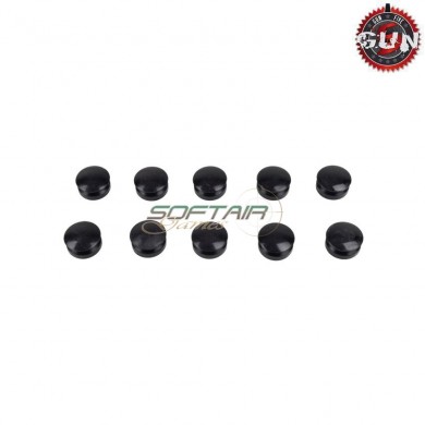 Set 10 pezzi tappini in gomma per granata 40mm gun five (gf-db107)