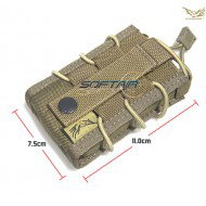 Single Bib Rifle Magazine Pouch Khaki Flyye Industries (cod.fy-ph-c034-kh)