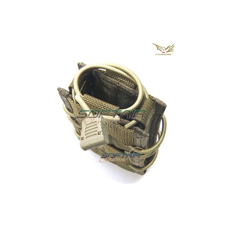 Single Bib Rifle Magazine Pouch Khaki Flyye Industries (cod.fy-ph-c034-kh)