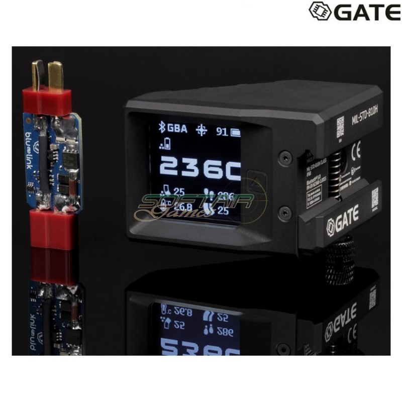 STATUS nero opaco + BLU-LINK gate (gate-sta-1a-kmb)