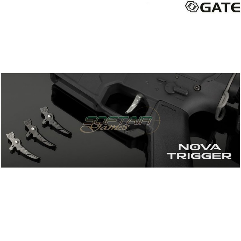 NOVA Grilletto 2E1 AEG Black per AEG M4/M16 gate (gate-nt-2e1-k)