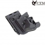 Fondina rigida FAST per pistola action army AAP01 black ctm (ctm-aph-bk)