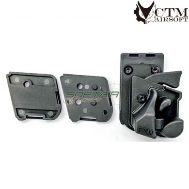 Rigid holster FAST for army action pistol AAP01 black ctm (ctm-aph-bk)