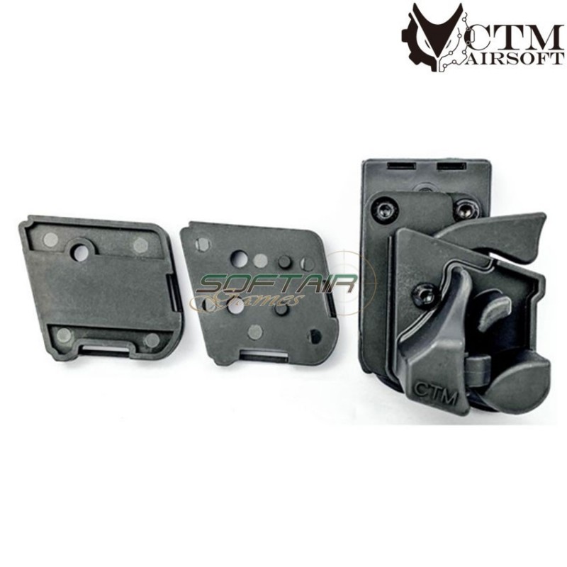 Fondina rigida FAST per pistola action army AAP01 black ctm (ctm-aph-bk)