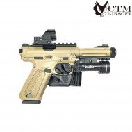 Fondina rigida FAST per pistola action army AAP01 dark earth ctm (ctm-aph-de)