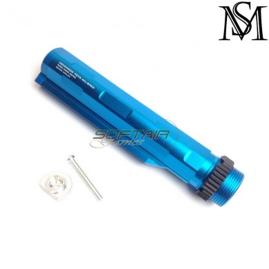 Tubo calcio strike ind. cnc style m4 aeg BLUE milsim series (ms-140-blue)