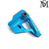 Parte posteriore calcio strike ind. cnc style m4 aeg BLUE milsim series (ms-141-blue)