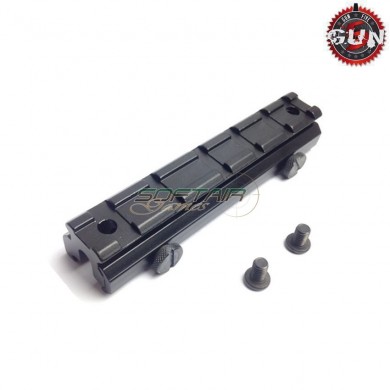 Rialzo 22mm nero 128mm x 26mm gun five (gf-4702)
