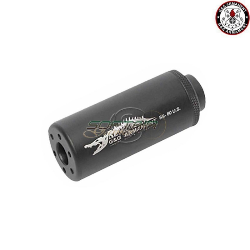 Silencer ss-80 crocodile BLACK 80mm CCW g&g (gg-01028-1)