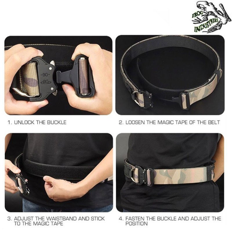 Knight ron. style tactical belt TAN frog industries® (fi-ba22t-tan)