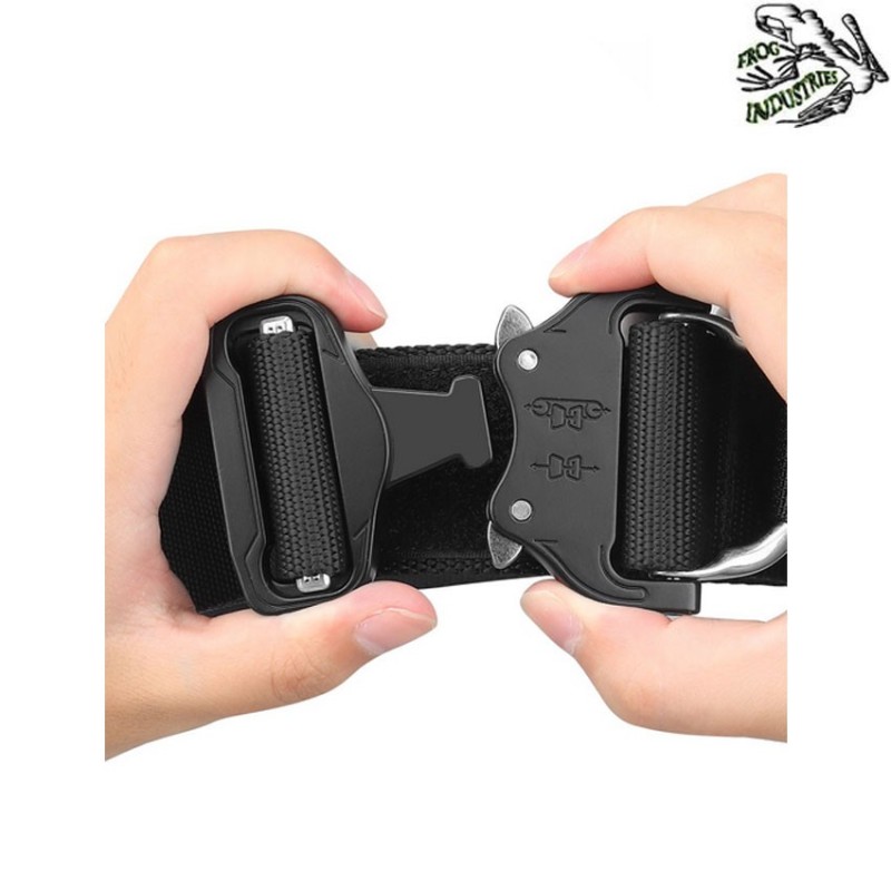 Knight ron. style tactical belt BLACK frog industries® (fi-ba22b-bk)