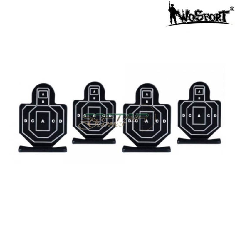 Set 4 mini target wosport (wo-tg13b)