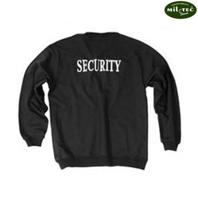 Black sweatshirt SECURITY mil-tec (12060002)