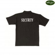 Black polo SECURITY mil-tec (12061002)