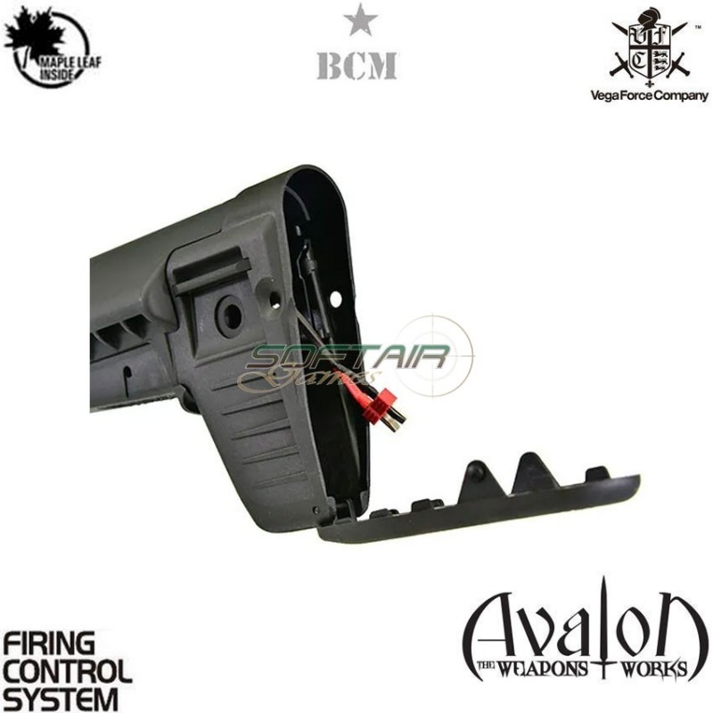 Fucile elettrico avalon BCM MCMR 11" CQB nero vfc (vf-bcm-air)