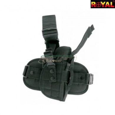 BLACK universal thigh holster royal (06559-bk)