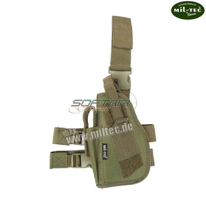 Fondina Cosciale Porta Pistola Verde Per Mancini mil-tec (16141001)