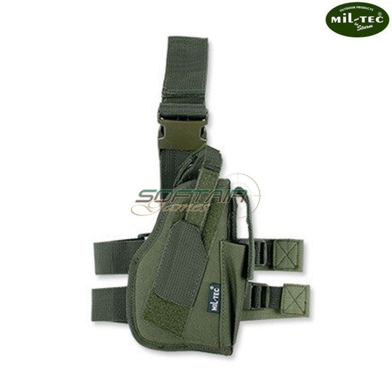Universal holster green right leg mil-tec (16140001)