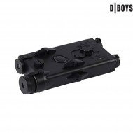 Dummy peq2 battery holder BLACK dboys (bi-09)