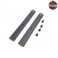 Black rail long g36 style gun five (gf-b241)