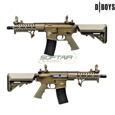 Fucile elettrico M4 8" METAL VERSION dark earth dboys (7301m-t)