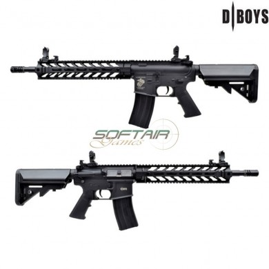 Fucile elettrico M4 12" POLYMER VERSION nero dboys (7303)