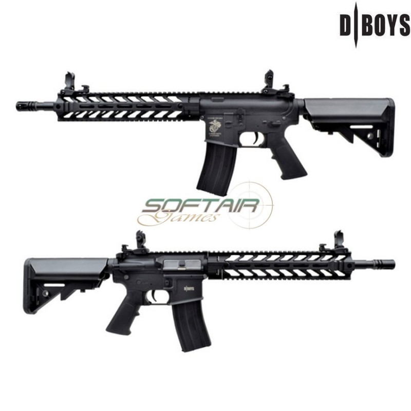 Fucile elettrico M4 12" POLYMER VERSION nero dboys (7303)