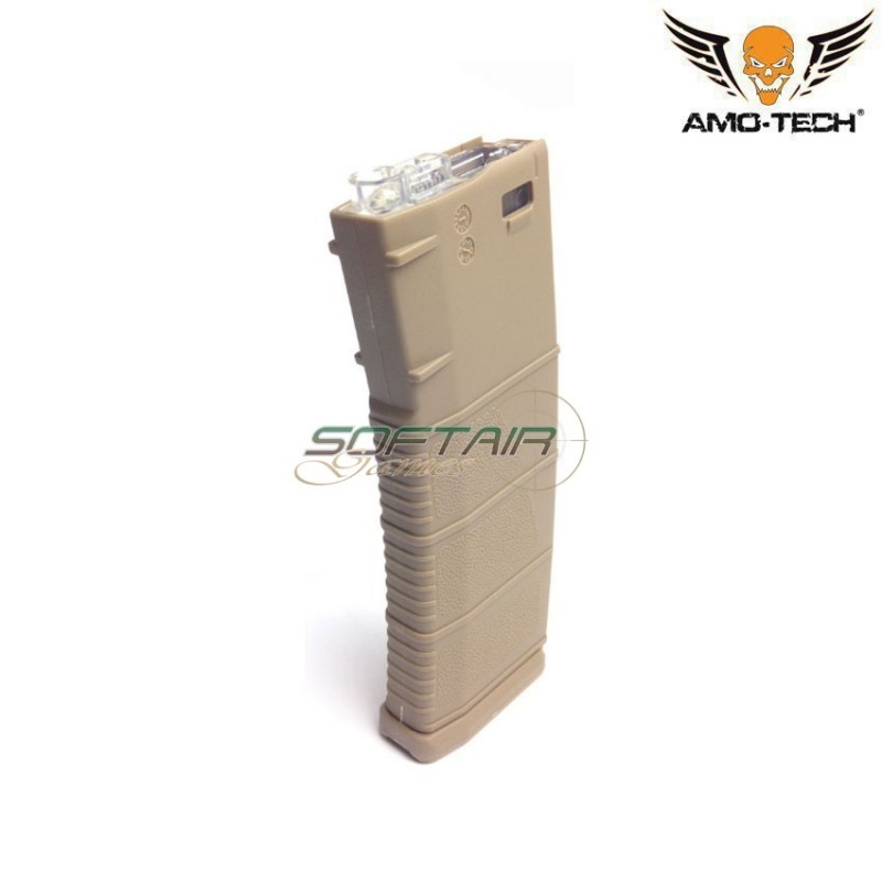 Hi-cap magazine 370bb tigres dark earth for m4 series amo-tech® (amt-hc-tigres-de)