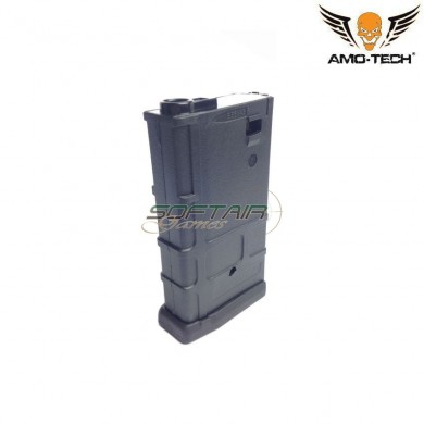 Caricatore MONOFILARE short 100bb wolf black per serie m4 amo-tech® (amt-mcs-wolf-bk)