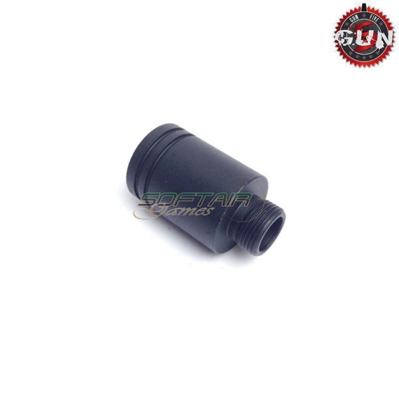 Adattatore silenziatore G36 style 14mm CCW nero gun five (gf-sa002)