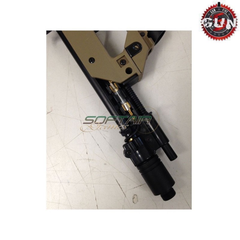 Adattatore silenziatore G36 style 14mm CCW nero gun five (gf-sa002)