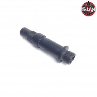 Adattatore silenziatore WELL/MARUI vz61 scorpion 14mm CCW nero gun five (gf-sa001)