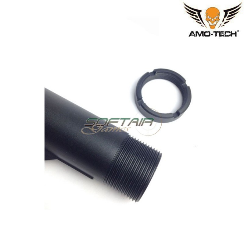 Tubo calcio AEG m4 aluminium alloy NERO amo-tech® (amt-st-al)