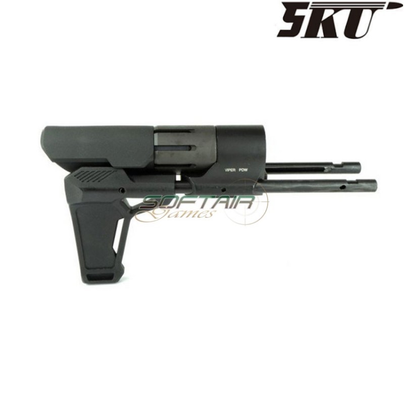 PDW viper si style GEN.2 black stock for aeg m4 5ku (5ku-si-11)