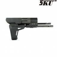 PDW viper si style GEN.2 black stock for aeg m4 5ku (5ku-si-11)