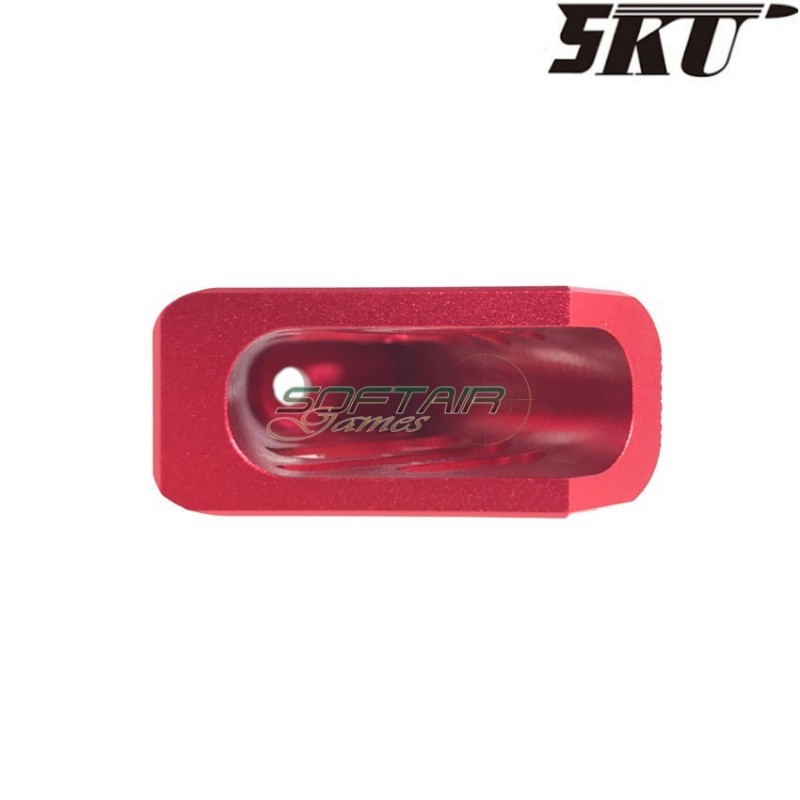 Grip GBB M4 alluminio cnc lwp type rossa 5ku (5ku-gb-154-r)