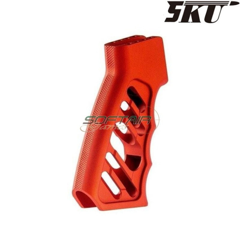 Grip GBB M4 alluminio cnc lwp type rossa 5ku (5ku-gb-154-r)
