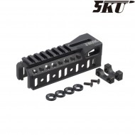 Lower B-11U black for aks-74u zenit. style 5ku (5ku-274-bk)
