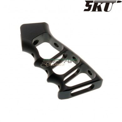 Grip GBB M4 alluminio cnc skeleton type nera 5ku (5ku-gb-155-bk)