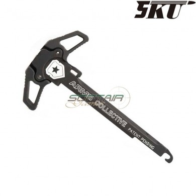 Ambidextrous charging handle black collective raptor for m4 aeg 5ku (5ku-168-6)