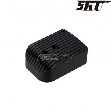 Black type 5 magazine base for MARUI hi-capa pistol 5ku (5ku-gb-264-b)