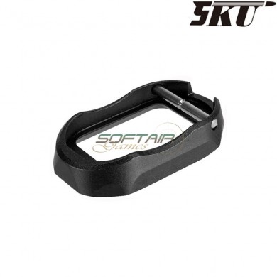 Black SPY style magwell for MARUI hi-capa pistol 5ku (5ku-gb-284-bk)