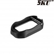Black SPY style magwell for MARUI hi-capa pistol 5ku (5ku-gb-284-bk)