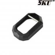 Black DOM style magwell for MARUI hi-capa pistol 5ku (5ku-gb-286-bk)