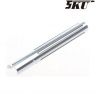 NON-recoil SILVER type 2 outer barrel for MARUI hi-capa 5.1 pistol 5ku (5ku-gb-424-s)