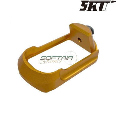Zev style magwell GOLD for pistol VFC/UMAREX glock 17/18 5ku (5ku-gb-432-g)