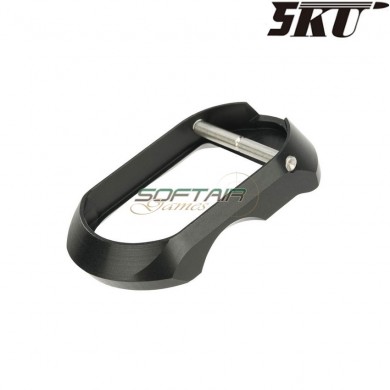 BLACK STI style magwell for MARUI hi-capa pistol 5ku (5ku-gb-441-bk)