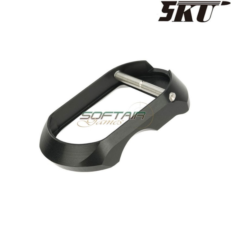 BLACK STI style magwell for MARUI hi-capa pistol 5ku (5ku-gb-441-bk)