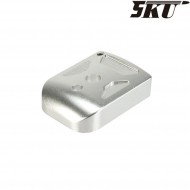 Base caricatore ARGENTO T-1 per pistola MARUI hi-capa 5ku (5ku-gb-260-s)