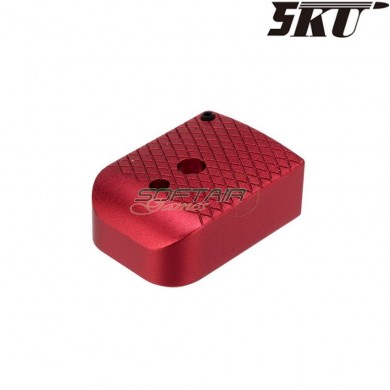 RED type 4 magazine base for MARUI hi-capa pistol 5ku (5ku-gb-263-r)